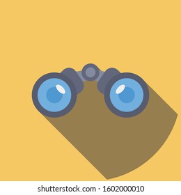 Management Flat icons for search  & view 