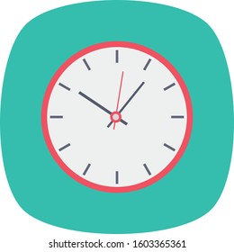 Management Flat icons for time & schedule 