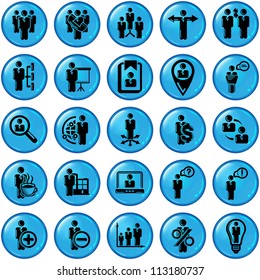 Management and human resource 25 icons