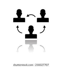 Management, human resources, business persons and users with shadow