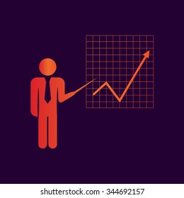 Management, human resources, business persons and users. Vector icons set.