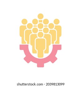 management icon, business concept vector