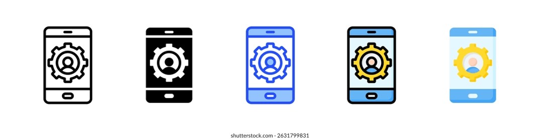 Management Icon Collection With Multiple Styles