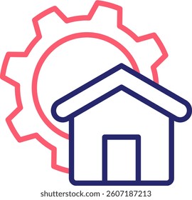 Management Icon Color Vector Illustration