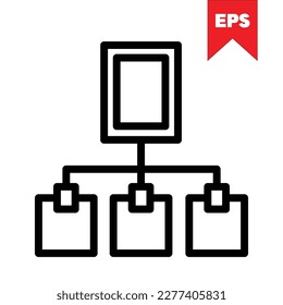 management icon design in eps format