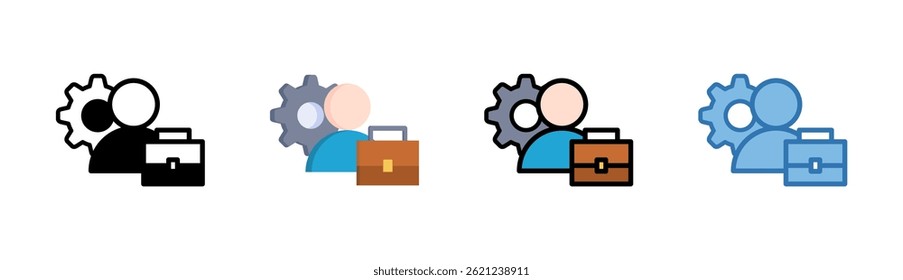 Elemento de icono de administración para diseño