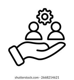 Management-Symbol-Element für Design