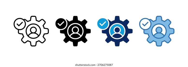 Management Icon Element For Design