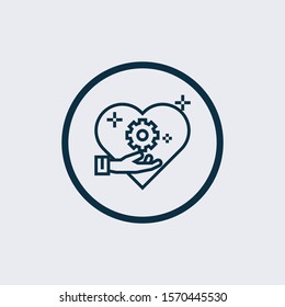 management icon isolated on white background from strategy and management collection. management icon trendy and modern management symbol for logo, web, app