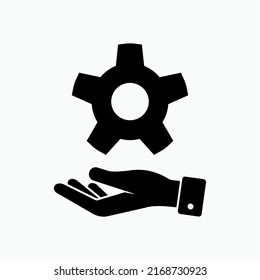 Icono de administración. Administrar símbolo - vector.