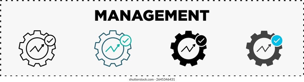 Symbol für Management-Paket-Zeilensymbol