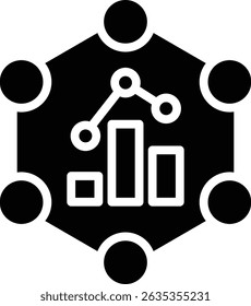 The management icon results from interrelated systems and to present data collected, analyzed to support intelligent business decision making.