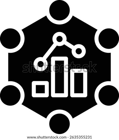 The management icon results from interrelated systems and to present data collected, analyzed to support intelligent business decision making.