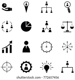management icon set