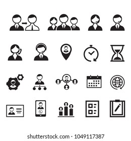 management icon, vector