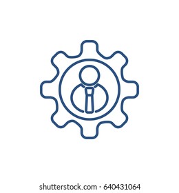 Management Icon Vector