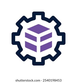 Management-Symbol. Vektorsymbol mit zwei Tönen für Ihre Website, Ihr Handy, Ihre Präsentation und Ihr Logo-Design.
