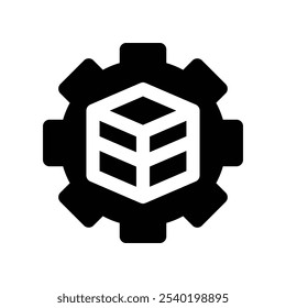 ícone de gerenciamento. ícone de glifos vetoriais para o design de seu site, celular, apresentação e logotipo.