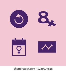 management icon. management vector icons set march calendar, reload arrow and statistics
