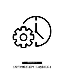 management icon vector illustration logo template