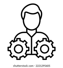 Management icon vector image. Can also be used for web apps, mobile apps and print media.