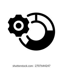 Icono de administración Ilustración de diseño de símbolo de Vector