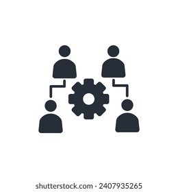 Verwaltungssymbol. vector.Editable stroke.linear style sign for use web design,logo.Symbol illustration.