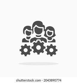 Icono de administración. Para tu diseño, logotipo. Ilustración vectorial.