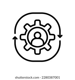 Management-Symbol für Ihr Website-Design, Logo, App, Benutzeroberfläche.