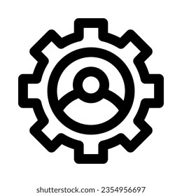 management icon for your website, mobile, presentation, and logo design.