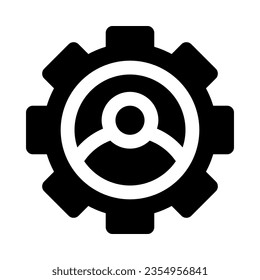 icono de administración para tu sitio web, móvil, presentación y diseño de logotipo.