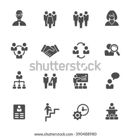 Management Icons Stock Vector (Royalty Free) 390488980 - Shutterstock