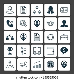Management Icons Set. Collection Of Coins Growth, Money Navigation, Pin Employee And Other Elements. Also Includes Symbols Such As Tree, Increase, Conference.