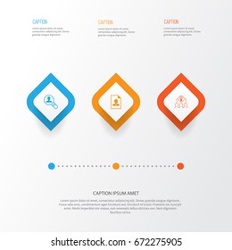 Management Icons Set. Collection Of Open Vacancy, Cv, Collaborative Solution And Other Elements. Also Includes Symbols Such As Collaborative, Vacancy, Find.