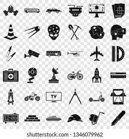 Management icons set. Simple style of 36 management vector icons for web for any design