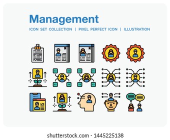 Management
Icons Set. UI Pixel Perfect Well-crafted Vector Thin Line Icons. The illustrations are a vector.