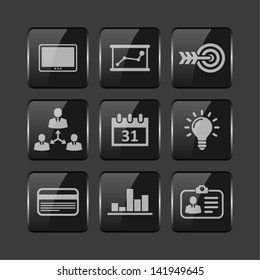 Management icons for web