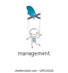 Management. Illustration.