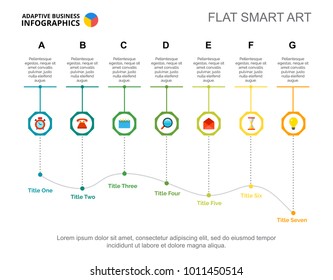 Management Line Chart Slide Template