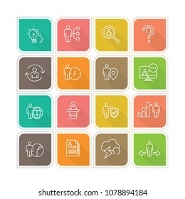 Management Line Icon