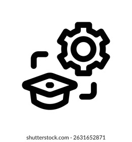 management line icon. Clean and minimalist vector icon for websites, mobile apps, presentations, and logos. Fully scalable and customizable for any project.