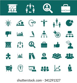 management, partners, human resources, avatar, community  icons, signs vector concept set for infographics, mobile, website, application
