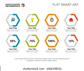 Management Percentage Chart Slide Template