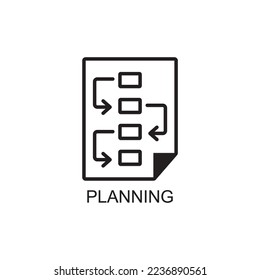 management plan icon , business icon