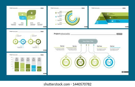 Management process, bar and flow charts. Business and planning concept. Infographic design set can be used for workflow layout, diagram, annual report, presentation, web design.