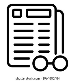 Management realization icon. Outline Management realization vector icon for web design isolated on white background