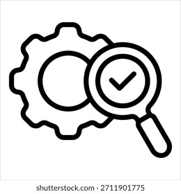 Management Review Icon Element For Design