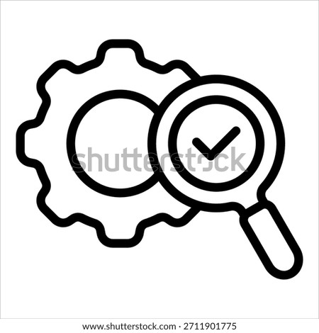 Management Review Icon Element For Design
