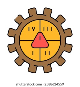 management risk line icon vector. management risk sign. isolated symbol illustration