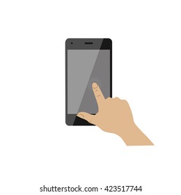  management screen tablet touch of a finger